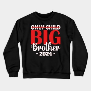 only child big brother 2024 Crewneck Sweatshirt